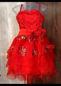 Stunning Red Party Dress