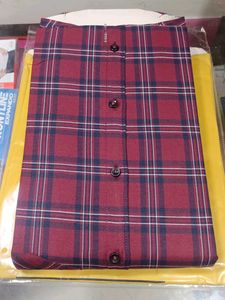 I want to sell Men Navy  Checks Full Sleeves Shirt