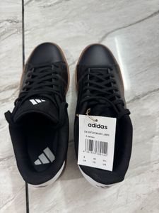 Adidas Black Gum Sole Sneakers