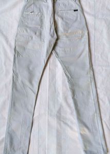 Light Blue Casual Pants