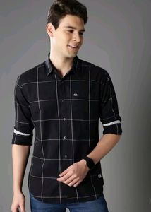 Black Check Shirt