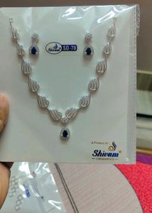 Elegant Silver Necklace & Earring Set