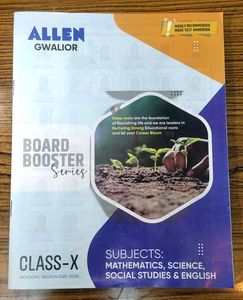 Allen Board Booster Series Class X Handbook
