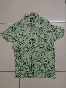 The Souled Store - Sea Green Beach/Holiday Shirt