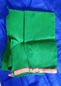 Blue green and ranipink lehenga choli