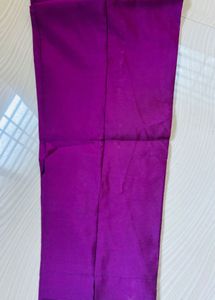 Vibrant Purple Silk Pants