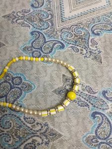 Yellow Dupatta free bracelet
