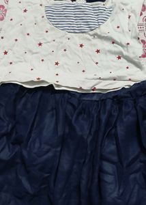 Girls Top And Skirt