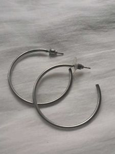 Silver Hoop Earrings