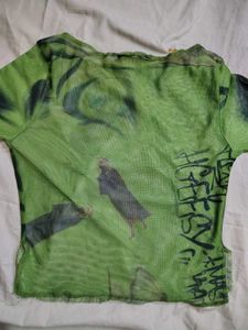 Y2k Mesh Long Sleeve Top