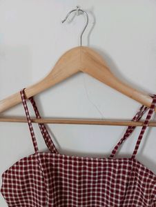 Checked Crop Top &amp; Short (Women)