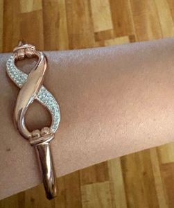 Rose Gold Infinity Bracelet