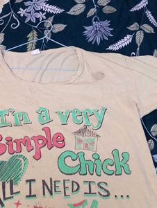 Simple Chick Graphic T-Shirt
