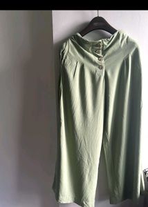 Sage Green Wide Leg Culottes