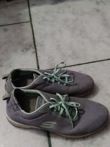 Comfortable Grey Mesh Sneakers