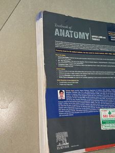 Textbook of Anatomy - Upper Limb and Thorax