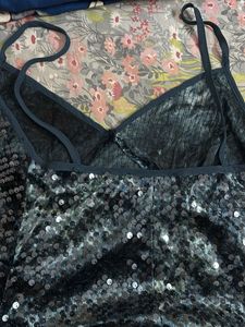 ZARA sequin Mini Slip Dress