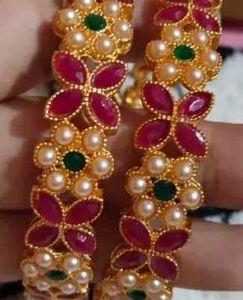 beautiful floral bangles