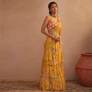 Party Wear Lehenga Saree