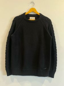 Jack & Jones- Black Knit Sweater (L)