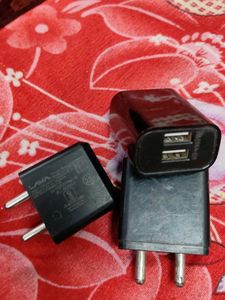 Dual USB Charger Adapters 3 pcs set