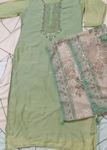 Kurti With Dupatta And Pant