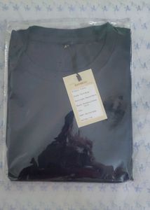 Blue T-Shirt with Motivational Print