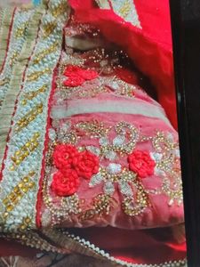 elegant beutiful heavy work georgette saree