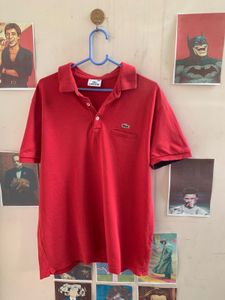 Red Lacoste Polo Shirt (PL521)