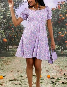 Floral Print Mini Sundress