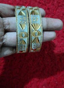 Exquisite Gold-Toned Bangles