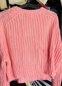 Knit Cropped Sweater Combo