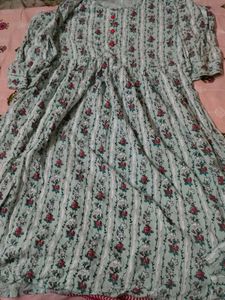Floral Print Kurta