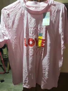 Cute Pink "Love" Graphic T-Shirt