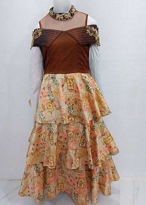 Beautiful Tiered Ethnic Gown