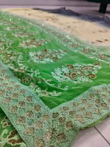 y2k Embellished Ombre Saree