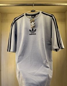 Adidas three stripe tshirt