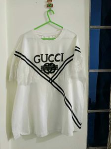 Stylish White GUCCI Tee