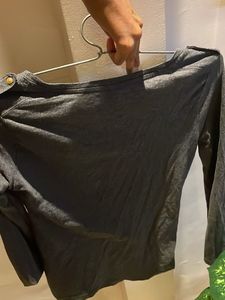 Grey 3/4 Sleeve Top