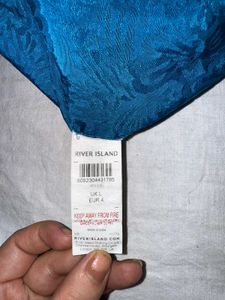 Chic Teal Satin Button-Up Shirt