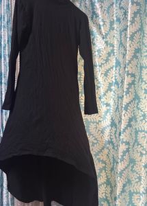 Chic Black High-Low Dress