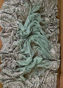 Embellished zari zardozi heavy work dupatta