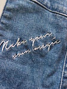 Kids Denim Overalls with Unicorn &amp; Star Applique