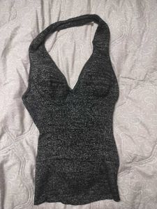 Sparkly Halter Neck Top