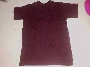 Maroon Lace-Up T-Shirt