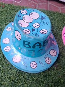 Baby Reveal Hats - Girl &amp; Boy 10 pc