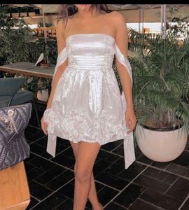 Sparkly Off-Shoulder ruffles Dress
