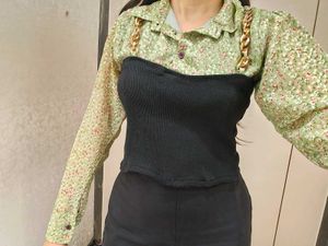 Chic Layered Crop Top