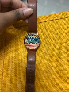 Unique Geometric Print Watch