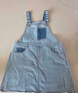 Denim Pinafore Dress